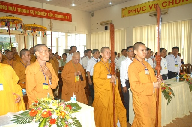 Congress of Hau Giang’s Buddhist Sangha opens - ảnh 1